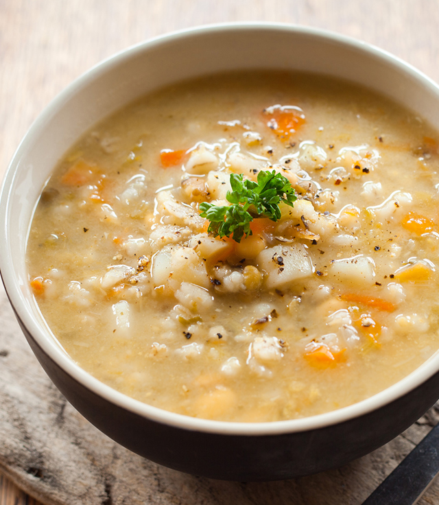 Grisons barley soup